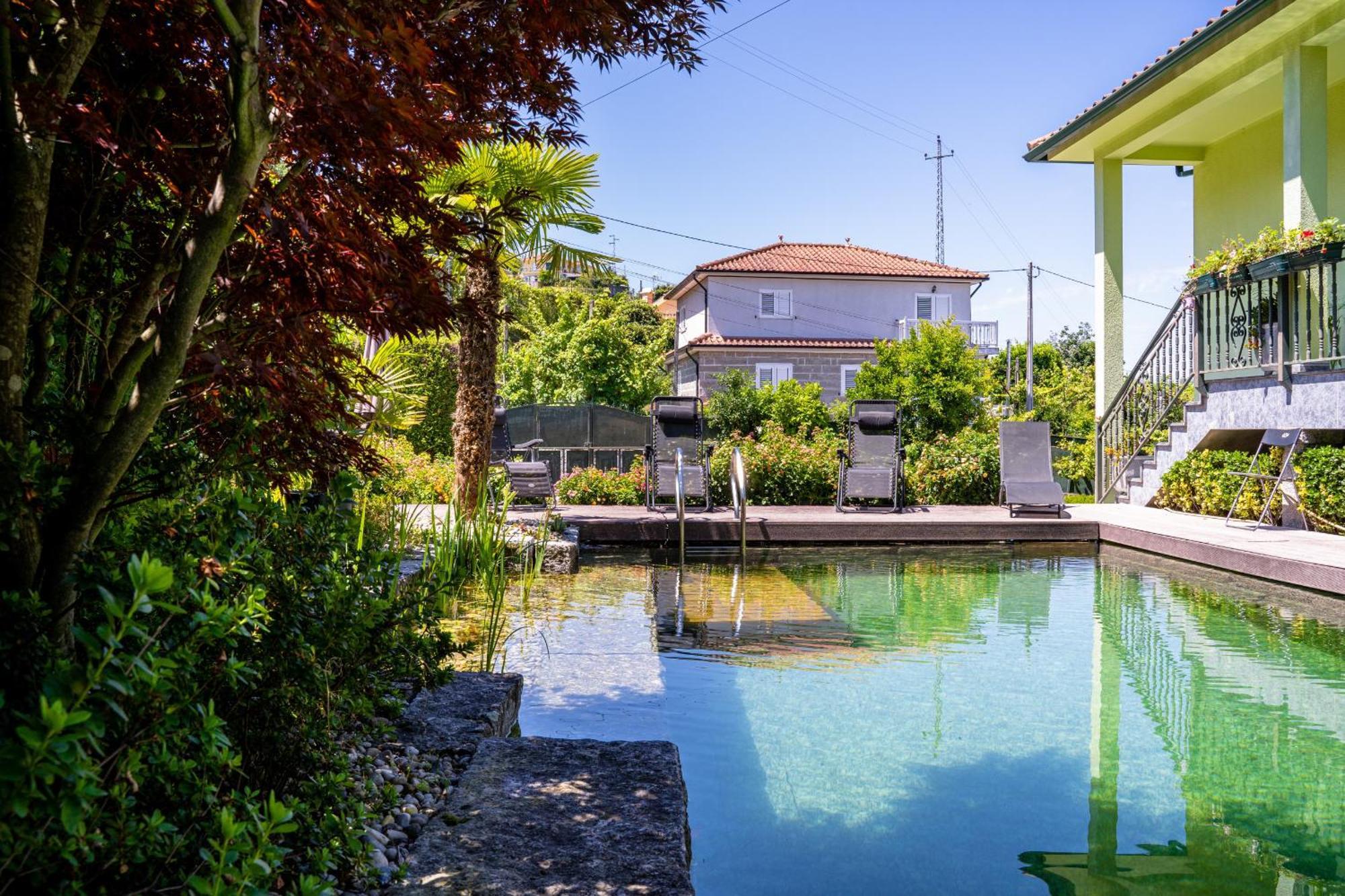 Gondomar Guimaraes - Moradia V3 Com Piscina Natural By House And People Bagian luar foto
